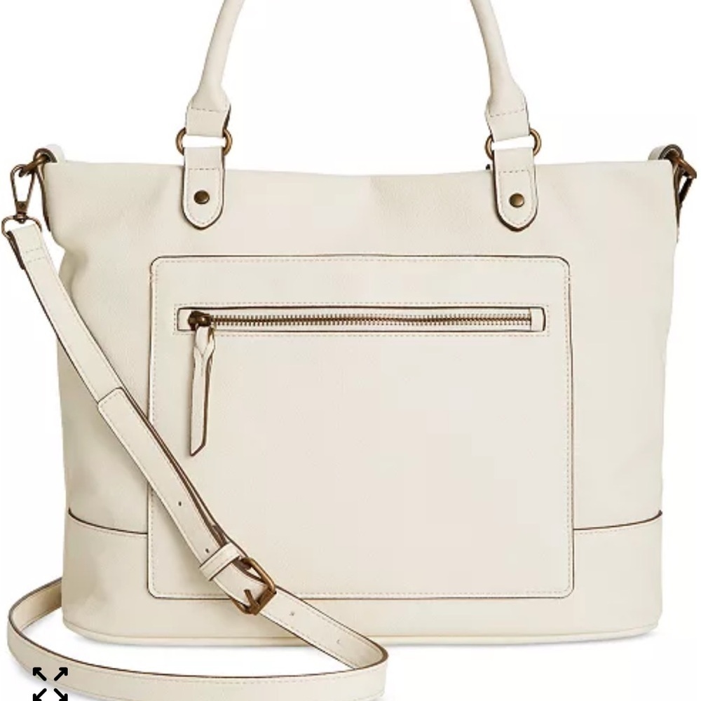 NEW WOMEN’S Style & Co Alabaster Hudsonn Tote Created for Macy's